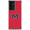 University of Mississippi Ole Miss Logo Red Galaxy S21 Ultra 5G Clear Case